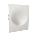 NEST biały kinkiet gipsowy podtynkowy GU10 29×35cm do malowania