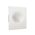 NEST biały kinkiet gipsowy podtynkowy GU10 21×25cm do malowania