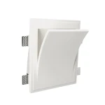 DON biały 25×33cm kinkiet gipsowy podtynkowy E14 do malowania