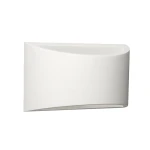 SOFE biały 20×12cm kinkiet gipsowy G9 do malowania