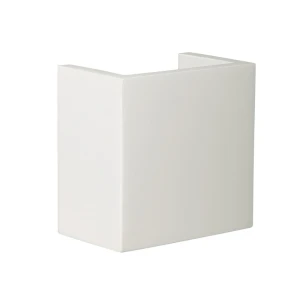 BOD biały 12×12cm płaski kinkiet gipsowy G9 do malowania