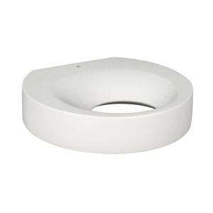 TOKE biały 23×21cm okrągły kinkiet gipsowy LED 6W 3000K 502lm do malowania