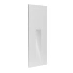GATE biały 20×50cm kinkiet gipsowy podtynkowy GU10 max 12W do malowania