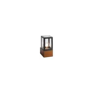 NATU drewniano-antracytowa lampa stojąca E27 22 cm IP54