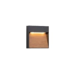 NATU drewniano-antracytowy kinkiet LED 13 cm IP65