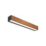 NATU drewniano-antracytowy kinkiet LED góra–dół 50 cm IP65