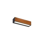 NATU drewniano-antracytowy kinkiet LED 25 cm IP65