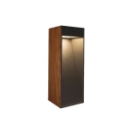 NATU drewniano-antracytowa lampa stojąca LED 60 cm IP65