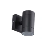 LET czarny cylindryczny kinkiet GU10 11,8 cm IP54