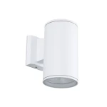 LET biały cylindryczny kinkiet E27 19 cm IP54