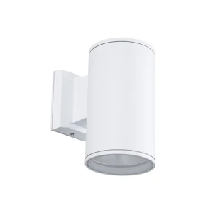 LET biały cylindryczny kinkiet E27 19 cm IP54