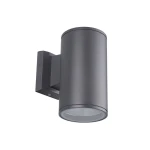 LET antracytowy cylindryczny kinkiet E27 19 cm IP54