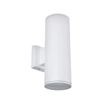 LET biały cylindryczny kinkiet 2×E27 30 cm IP54