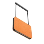 MUTE 1 pomarańczowa lampa wisząca akustyczna LED 60 cm 4000K DALI