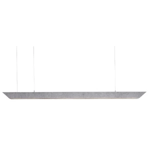 MUTE 4 szara lampa wisząca akustyczna LED 138,2 cm 4000K DALI