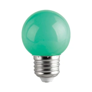 COLORS LED – żarówka E27 G45 1W zielona