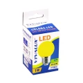 COLORS LED E27 G45 – żółta – opakowanie
