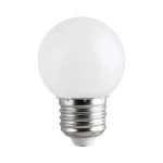 COLORS LED – żarówka E27 G45 1W zimna 6400K