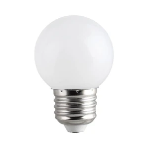 COLORS LED – żarówka E27 G45 1W zimna 6400K