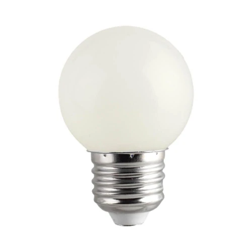 COLORS LED E27 G45 – ciepła biała 2700K – widok żarówki