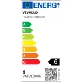 COLORS LED E27 G45 – ciepła biała 2700K – etykieta energetyczna, klasa G