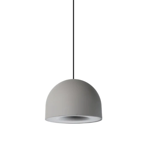KIMI szara metalowa lampa wisząca E27 40 cm – widok produktu