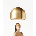 KIMI złota metalowa lampa wisząca E27 40 cm – prezentacja lampy 1