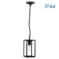 ZURICH czarna lampa wisząca zewnętrzna E27 IP44