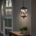 JARDIN kawowa lampa wisząca zewnętrzna E27 IP44 — aranżacja zewnętrzna 1