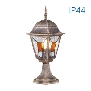 MURANO lampa stojąca ogrodowa antyczny mosiądz 42 cm E27 IP44