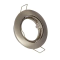 EVE regulowane oczko sufitowe chrom szczotkowany GU10 8,4 cm