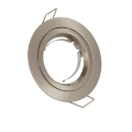 EVE okrągłe oczko sufitowe chrom szczotkowany GU10 7,8 cm