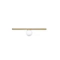 LOOP GL – złoto-czarny moduł LED z kulą 60cm