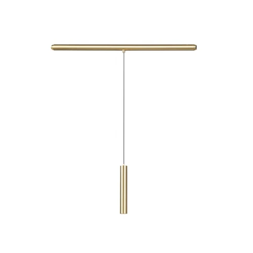 LOOP PE – złoto-czarny moduł z lampą wiszącą LED 60cm