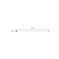 LOOP TUBE satynowo-złota rurka konstrukcyjna 60cm – rysunek wymiarowy