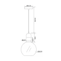 Lampa wisząca JULIUS Przydymiony śr. 28cm. E27 Lucide 344382865  5411212343338 lampynox noxbox www.lampynox.pl 9.jpg