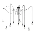 Lampa wisząca Pająk FIX MULTIPLE Czarna 10xE27 Lucide 084081030  5411212082718 lampynox noxbox www.lampynox.pl 2.jpg