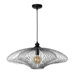 JELLA Szary satynowy sr. 73cm Lampa wisząca Lucide 76462/73/51