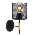 Kinkiet ścienny BASKETT Czarny E27 Lucide 452590130  5411212451361 lampynox noxbox www.lampynox.pl 2.jpg
