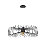 JUR Czarna śr. 57cm Lampa wisząca Lucide 72405/57/30