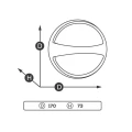 Plafon zewnętrzny LED 4W śr. 17cm YAZOO LED LUCIDE 418010430  5411212410290 lampynox noxbox www.lampynox.pl 6.jpg