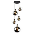 Lampa wisząca JULIUS Przydymiony śr. 50cm. 5xE27 Lucide 344380565  5411212343451 lampynox noxbox www.lampynox.pl 1.jpg