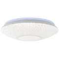 Lampa sufitowa LUCIAN Biała LED 32W Barwa światła zmienna 3000-6000K RGB ściemnialna z pilotem z tylnym podświetleniem Brilliant G97048/05 | 4004353360015 noxbox lampynox www.lampynox.pl