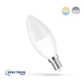 LED ŚWIECOWA 5W TUYA SMART CCT+DIM Wi-Fi E-14 230V Spectrum WOJ+14413  5902650570795 noxbox lampynox www.lampynox.pl 2.jpg