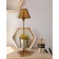 Lampa stołowa GRENA Złota E14 Polux 312389  5901508312389 lampynox noxbox www.lampynox.pl 4.jpg