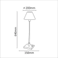 Lampa stołowa GRENA Złota E14 Polux 312389  5901508312389 lampynox noxbox www.lampynox.pl 10.jpg