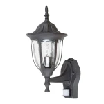 Milano Czarny mat IP43 z czujnikiem ruchu i zmierzchu E27 Kinkiet zewnętrzny Rabalux 7837 ( 1 szt. dostępna od ręki. Wysyłka 24 h. )