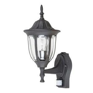 Milano Czarny mat IP43 z czujnikiem ruchu i zmierzchu E27 Kinkiet zewnętrzny Rabalux 7837 ( 1 szt. dostępna od ręki. Wysyłka 24 h. )