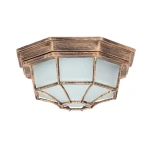 Milano Antyczne złoto IP43 E27 Lampa sufitowa zewnętrzna Rabalux 8376