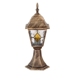 Monaco Antyczne złoto wys. 42cm IP43 E27 Lampa stojąca Rabalux 8183